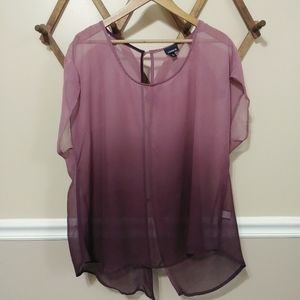 Torrid ombre sheer top
